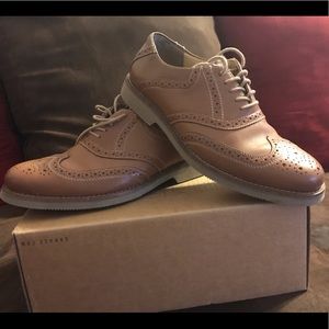 Bass Tan Saddleback Oxfords